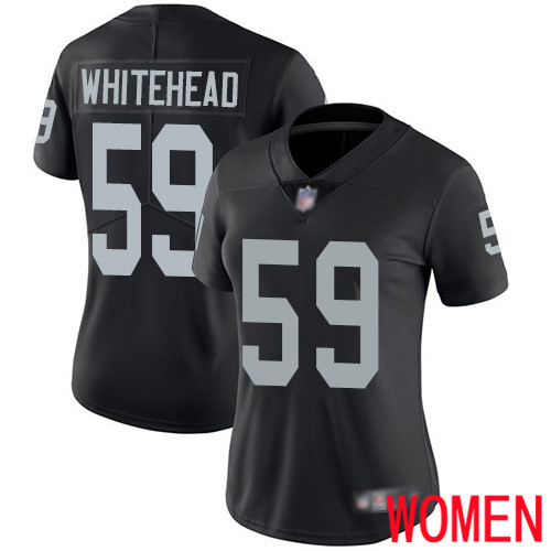 Oakland Raiders Limited Black Women Tahir Whitehead Home Jersey NFL Football 59 Vapor Jersey